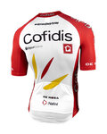 NALINI Cycling short sleeve jersey - COFIDIS 2021 - white/red