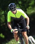 NALINI Cycling short sleeve jersey - AIS MORTIROLO 2.0 - black/yellow
