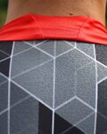 NALINI Cycling short sleeve jersey - AIS STELVIO 2.0 - red/black
