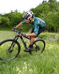 NALINI Cycling summer long sleeve jersey - AIS HILL MTB - black/green