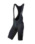 NALINI Cycling bib shorts - AHS SQUADRA - white/black
