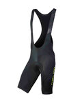 NALINI Cycling bib shorts - AHS SQUADRA - black
