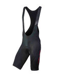 NALINI Cycling bib shorts - AHS SQUADRA - black
