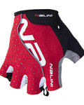 NALINI Cycling fingerless gloves - RED - red