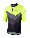 NALINI Cycling short sleeve jersey - AIS MORTIROLO 2.0 - black/yellow