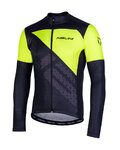 NALINI Cycling summer long sleeve jersey - AIS FATICA SUMMER - yellow/black