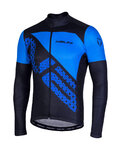 NALINI Cycling summer long sleeve jersey - AIS FATICA SUMMER - blue/black