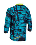 NALINI Cycling summer long sleeve jersey - AIS HILL MTB - black/green