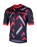 NALINI Cycling short sleeve jersey - AIS DISCESA 2.0 - black/red