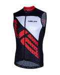 NALINI Cycling sleeveless jersey - AIS VOLATA 2.0 - black/red