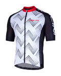 NALINI Cycling short sleeve jersey - AIS PODIO 2.0 - black/white
