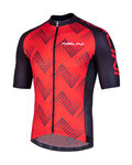 NALINI Cycling short sleeve jersey - AIS PODIO 2.0 - red/black