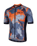 NALINI Cycling short sleeve jersey - AIS CROSS 2.0 MTB - grey/orange