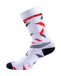 NALINI Cyclingclassic socks - AIS TUONO 2.0 H22 - white/red