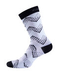 NALINI Cyclingclassic socks - AIS FULMINE 2.0 H22 - black/white