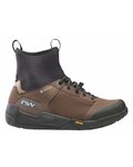 NORTHWAVE Cycling shoes - MULTICROSS MID GTX - brown/black