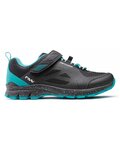 NORTHWAVE Cycling shoes - ESCAPE EVO LADY - black/turquoise