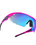 Cycling sunglasses - X3.GAVIA - black/pink