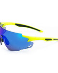 Cycling sunglasses - P-RIDE - yellow