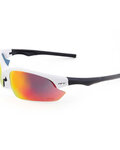 Cycling sunglasses - S5.WD - white/black