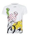 NU. BY HOLOKOLO Cycling short sleeve t-shirt - LE TOUR COLOURS - white/multicolour