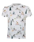 NU. BY HOLOKOLO Cycling short sleeve t-shirt - UNSTOPPABLE - multicolour/white