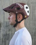 POC Cycling helmet - TECTAL RACE MIPS - bordeaux/white