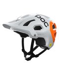 POC Cycling helmet - TECTAL RACE MIPS NFC - white/orange