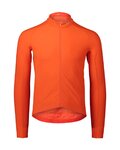 POC Cycling winter long sleeve jersey - RADIANT - orange