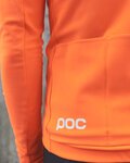 POC Cycling winter long sleeve jersey - RADIANT - orange
