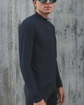 POC Cycling winter long sleeve jersey - RADIANT  - black