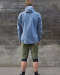 POC Cycling rain jacket - MOTION RAIN - light blue