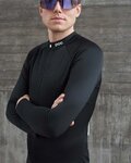 POC Cycling winter long sleeve jersey - THERMAL LITE  - black