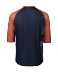 POC Cycling short sleeve jersey - MTB PURE 3/4 - blue/orange