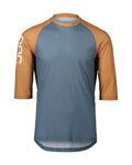 POC Cycling short sleeve jersey - MTB PURE 3/4 - orange/blue