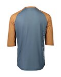 POC Cycling short sleeve jersey - MTB PURE 3/4 - orange/blue