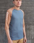 POC Cycling short sleeve jersey - MTB PURE 3/4 - orange/blue
