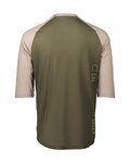 POC Cycling short sleeve jersey - MTB PURE 3/4  - green/beige