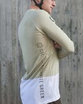 POC Cycling summer long sleeve jersey - MTB PURE - green/white
