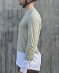 POC Cycling summer long sleeve jersey - MTB PURE - green/white