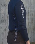 POC Cycling summer long sleeve jersey - MTB PURE LADY - brown/blue