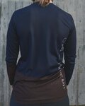 POC Cycling summer long sleeve jersey - MTB PURE LADY - brown/blue