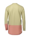 POC Cycling summer long sleeve jersey - MTB PURE LADY - beige/pink