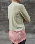 POC Cycling summer long sleeve jersey - MTB PURE LADY - beige/pink