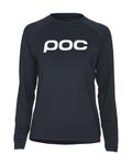 POC Cycling summer long sleeve jersey - REFORM ENDURO LADY - black