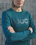 POC Cycling summer long sleeve jersey - REFORM ENDURO LADY - blue