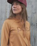 POC Cycling summer long sleeve jersey - REFORM ENDURO LADY - brown
