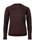 POC Cycling summer long sleeve jersey - REFORM ENDURO LADY - brown