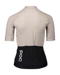 POC Cycling short sleeve jersey - ESSENTIAL ROAD LADY - black/beige