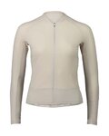 POC Cycling summer long sleeve jersey - ESSENTIAL ROAD LADY - grey